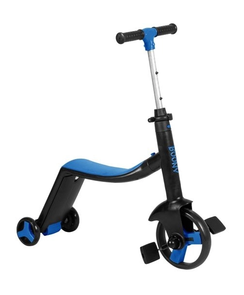BOONY MAVİ İlk Bisikletim Hem Scooter Hem Bisiklet 3 Farklı Özellik 2-8 Yaş Arası