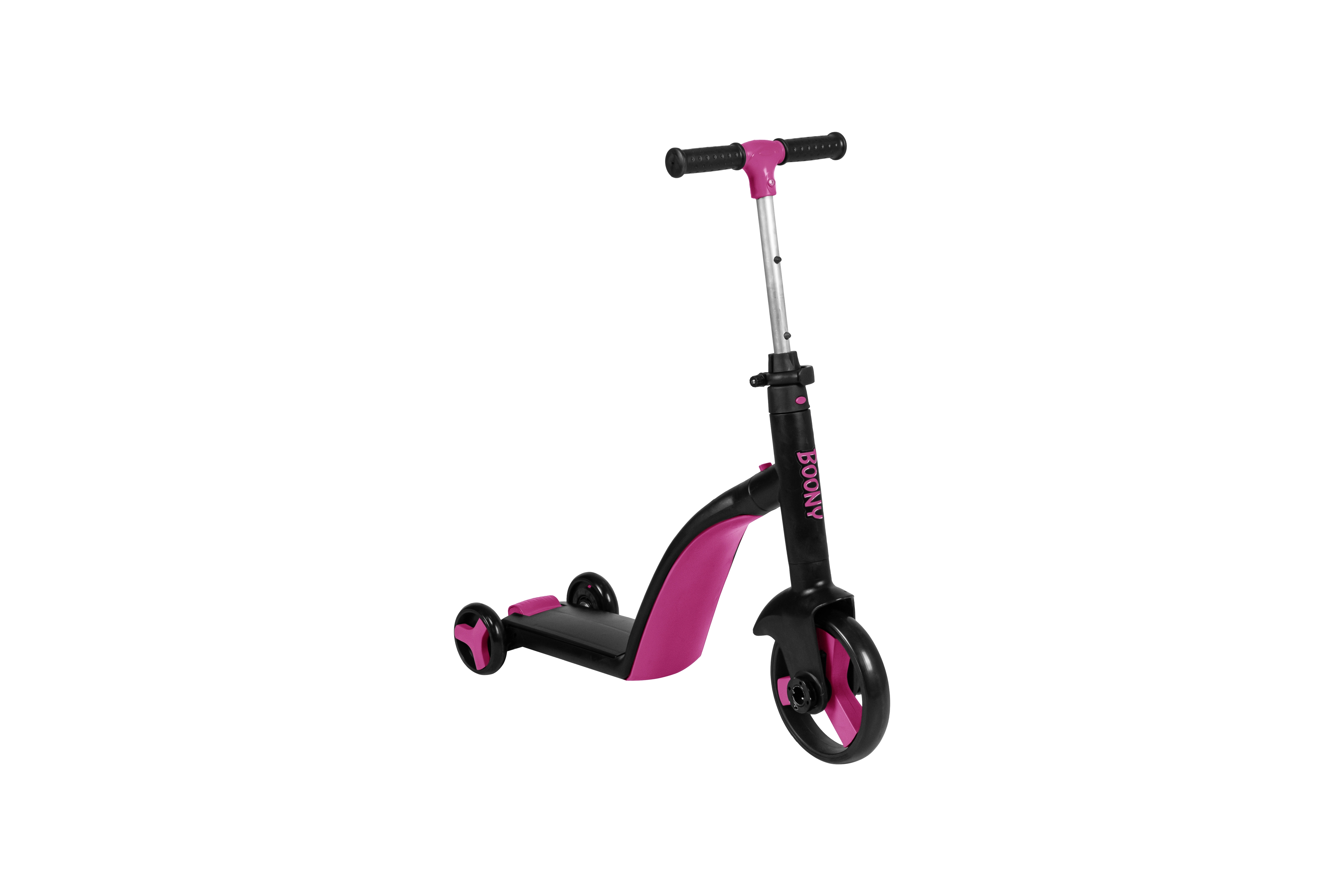 BOONY PEMBE İilk Bisikletim Hem Scooter Hem Bisiklet 3 Farklı Özellik 2-8 Yaş Arası