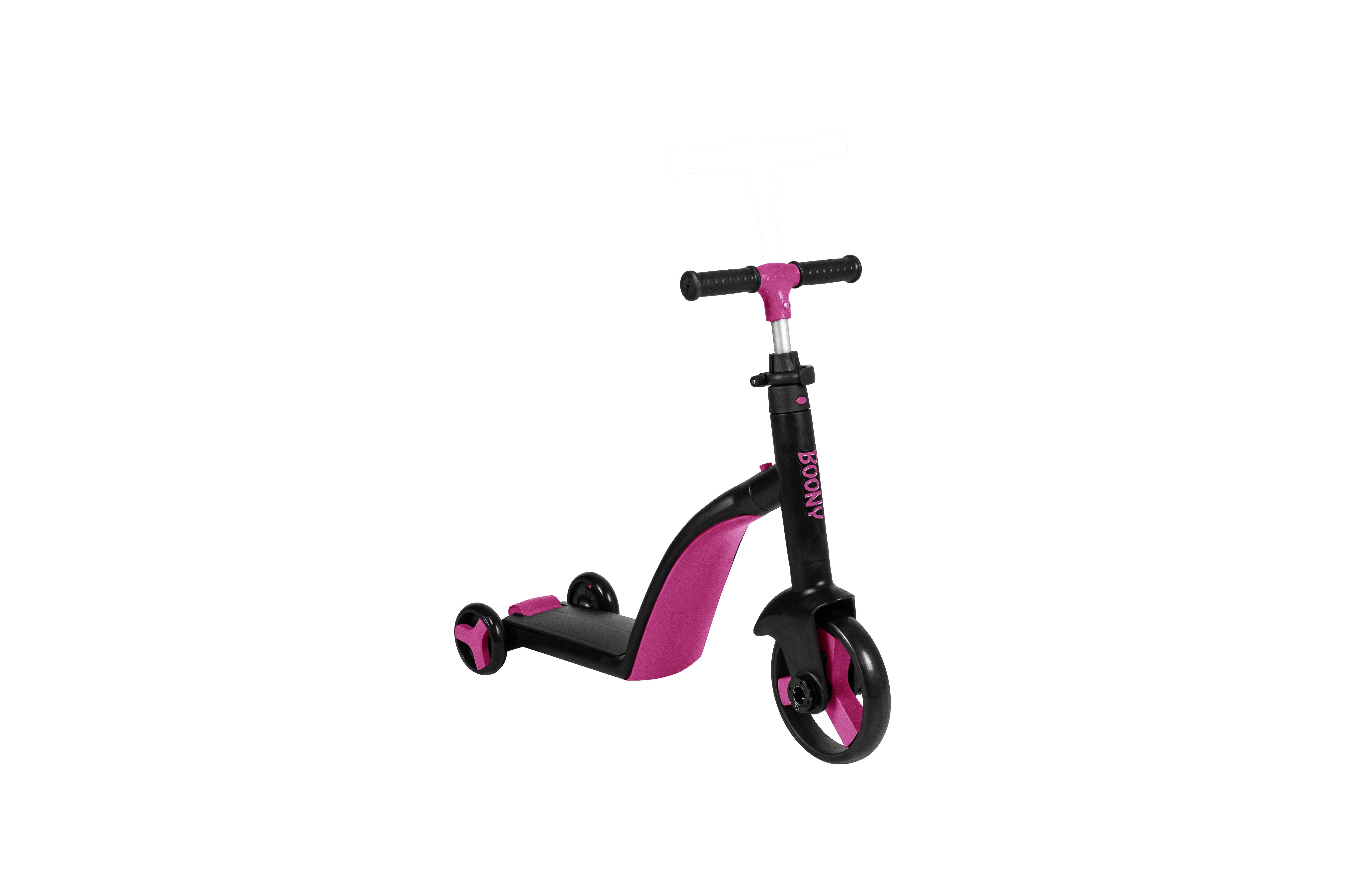 BOONY PEMBE İlk Bisikletim Hem Scooter Hem Bisiklet 3 Farklı Özellik 2-8 Yaş Arası