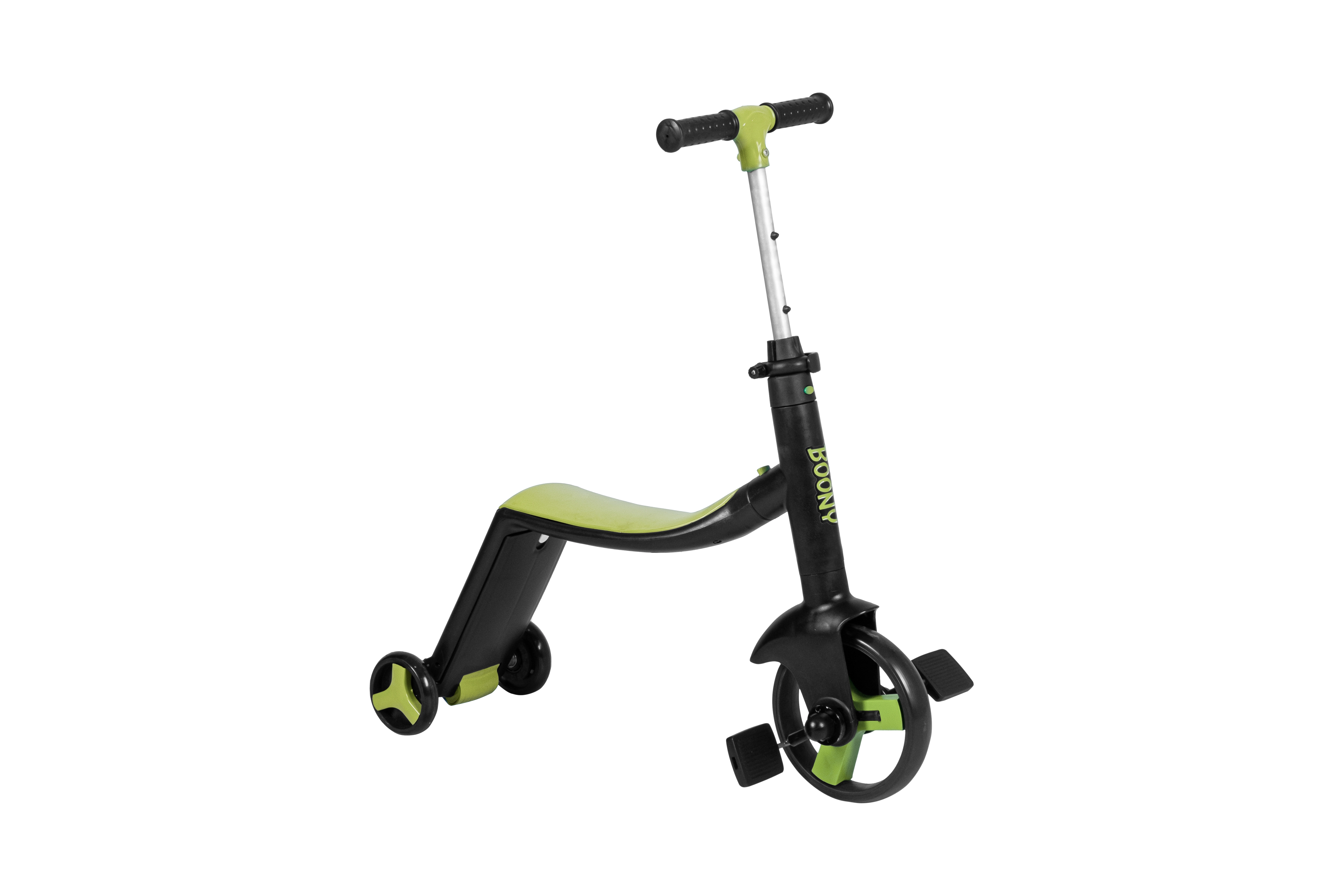 BOONY YEŞİL İlk Bisikletim Hem Scooter Hem Bisiklet 3 Farklı Özellik 2-8 Yaş Arası