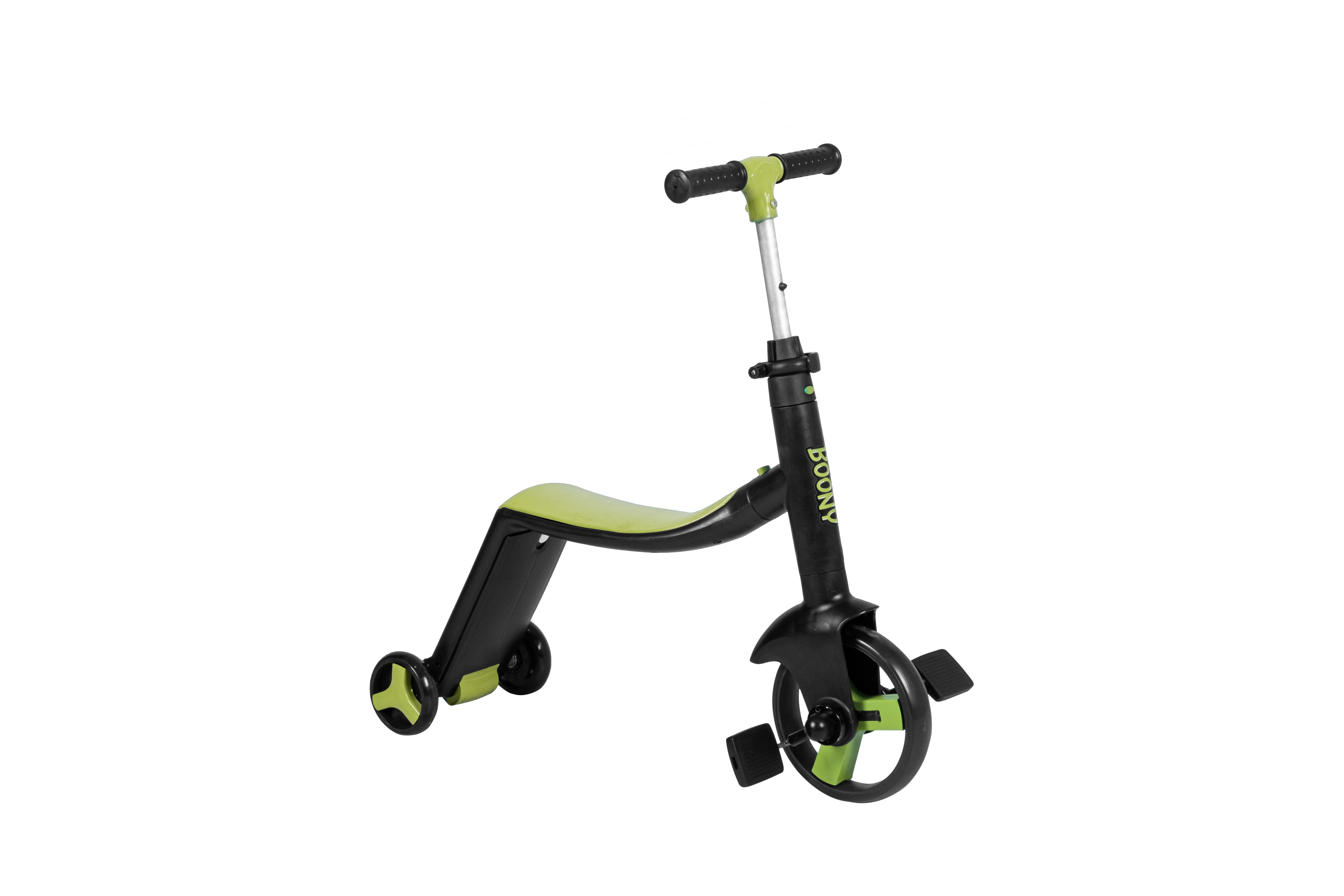 BOONY YEŞİL İlk Bisikletim Hem Scooter Hem Bisiklet 3 Farklı Özellik 2-8 Yaş Arası