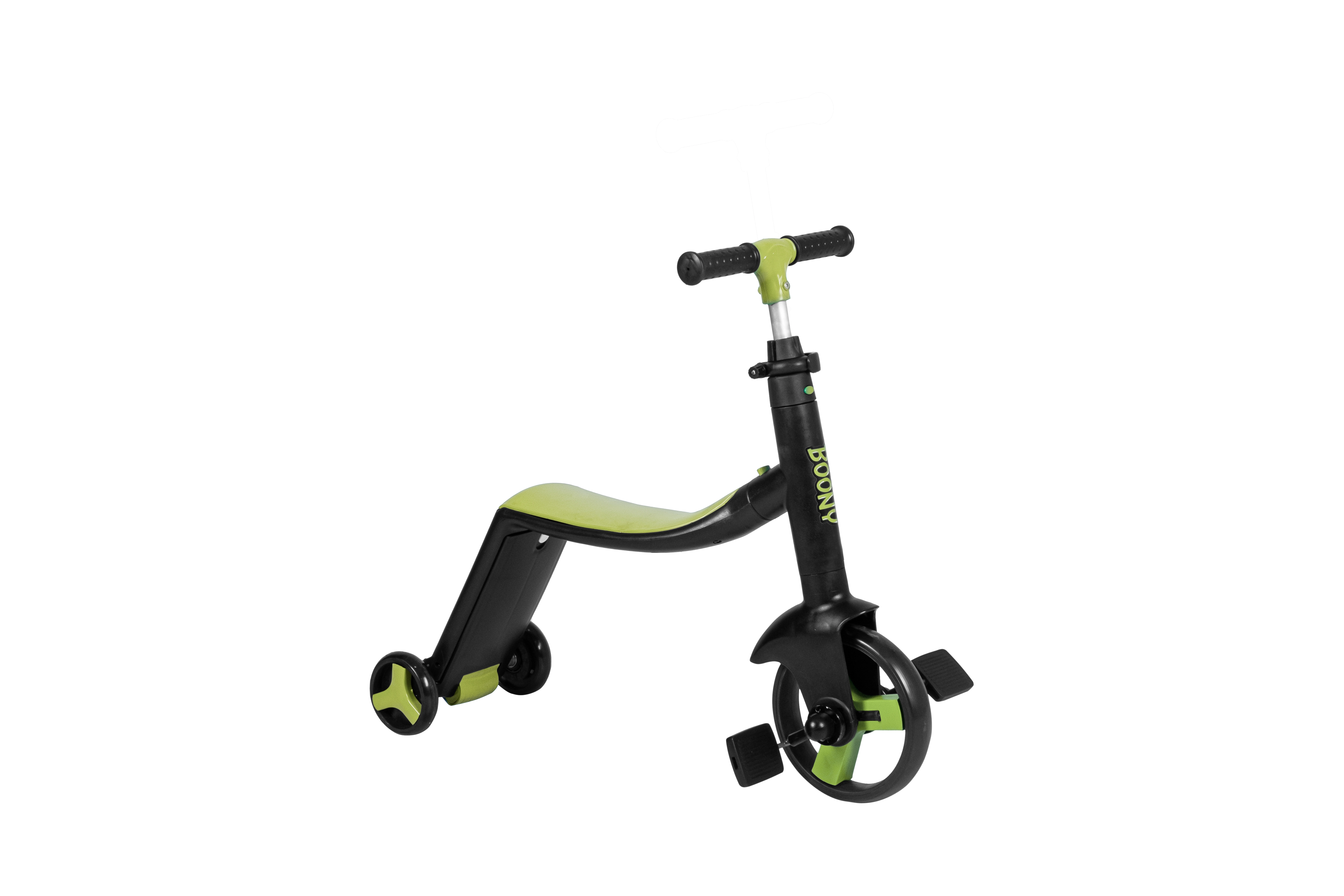 BOONY YEŞİL İilk Bisikletim Hem Scooter Hem Bisiklet 3 Farklı Özellik 2-8 Yaş Arası