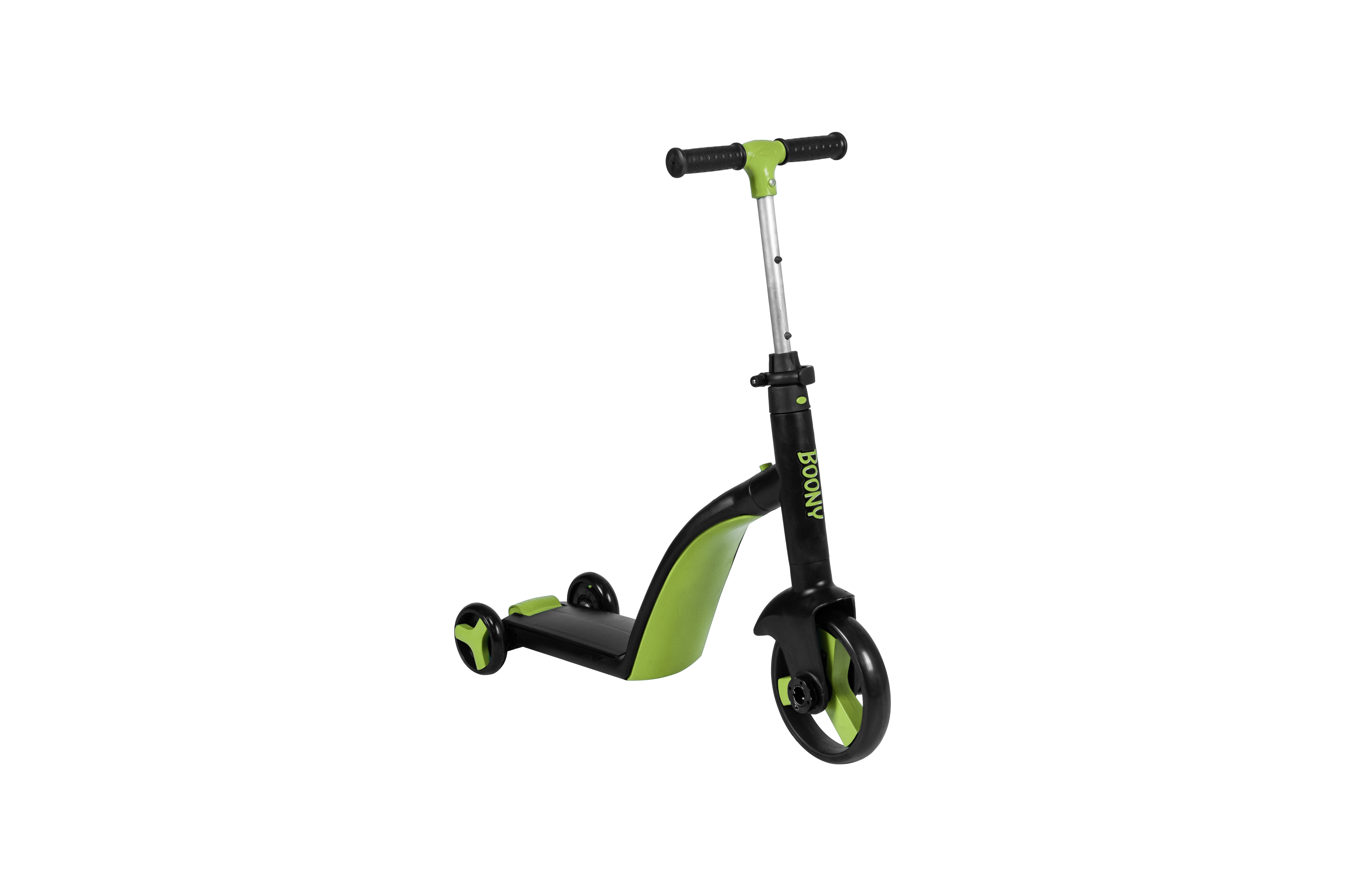 BOONY YEŞİL İlk Bisikletim Hem Scooter Hem Bisiklet 3 Farklı Özellik 2-8 Yaş Arası