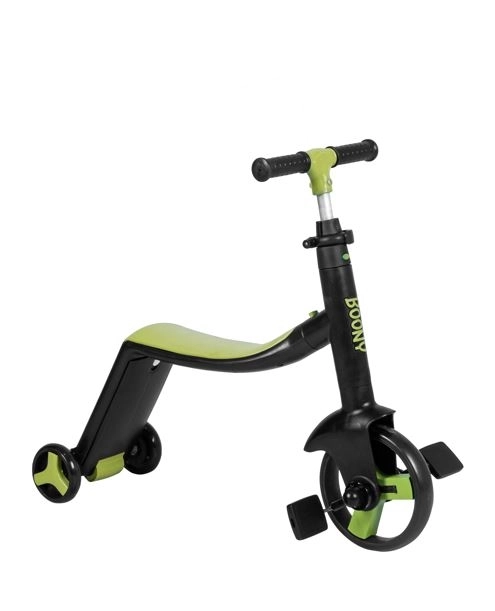 BOONY YEŞİL İlk Bisikletim Hem Scooter Hem Bisiklet 3 Farklı Özellik 2-8 Yaş Arası