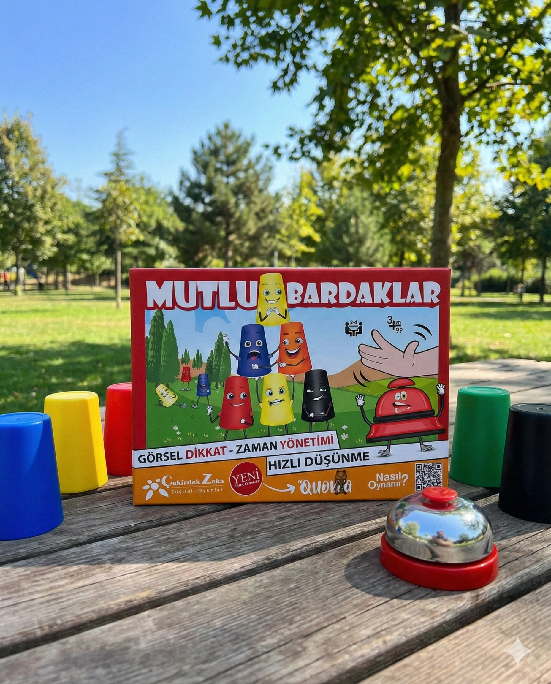 Mutlu Bardaklar Görsel Dikkat Hız Oyunu