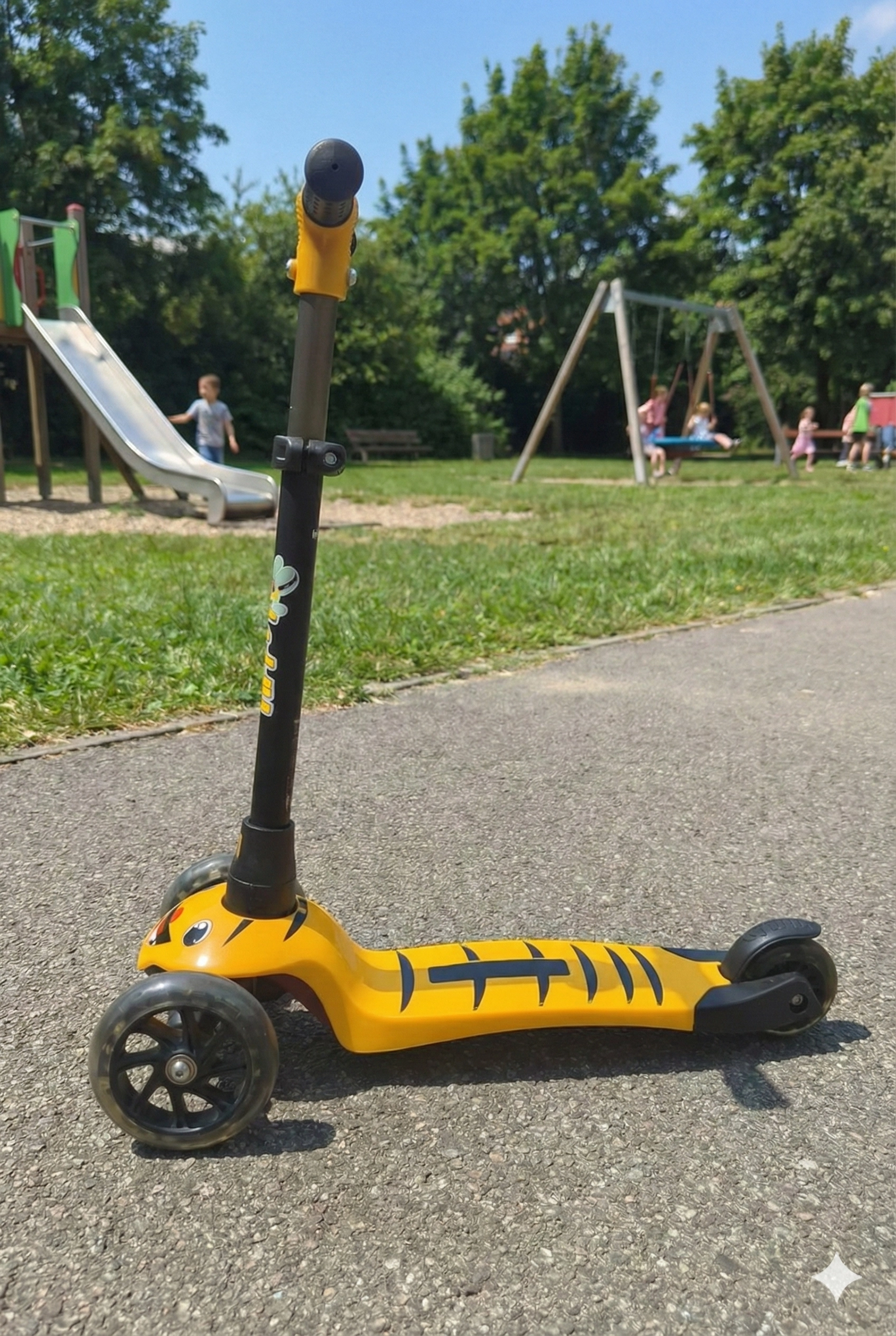 LEDDY ARI Led Işıklı 3 Tekerli 2+ Yaş Arası Max 50 Kg Taşıma Kapasitesi 3 Kademeli Scooter