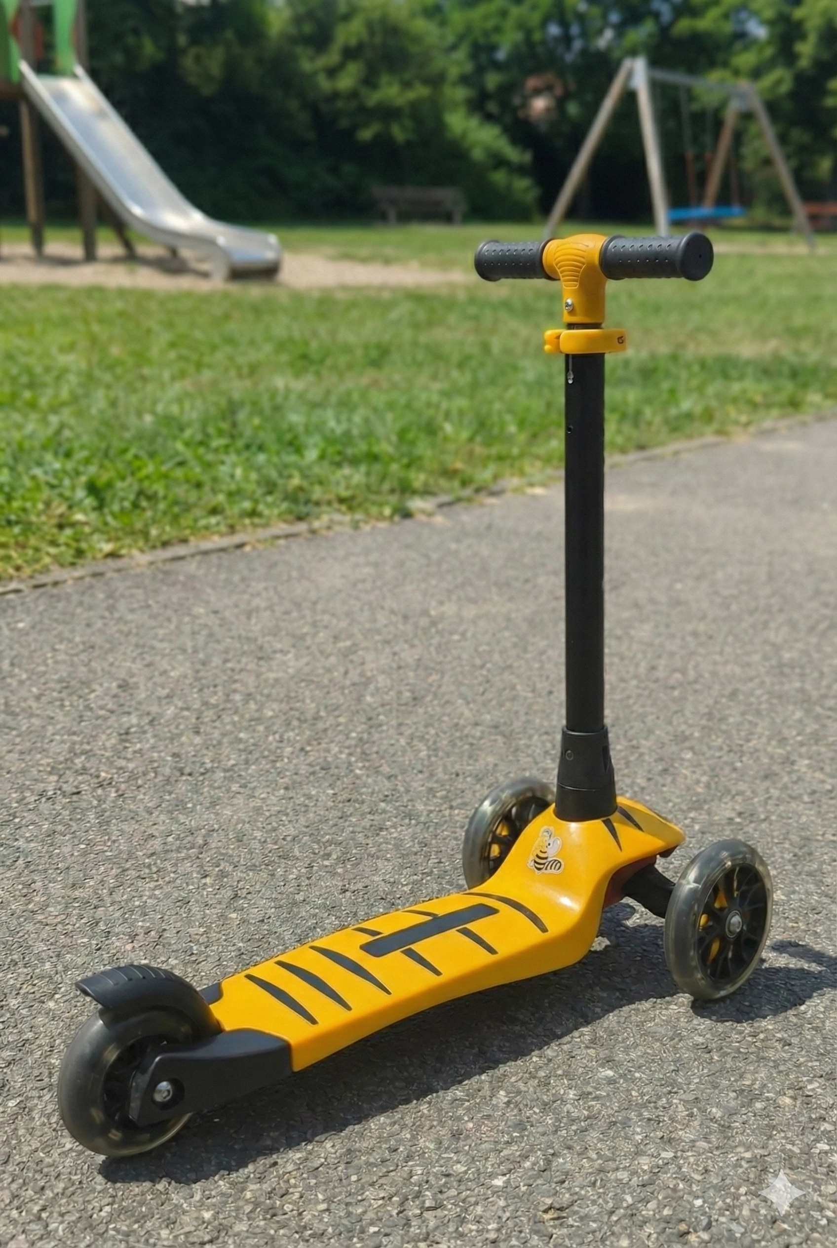 LEDDY ARI Led Işıklı 3 Tekerli 2+ Yaş Arası Max 50 Kg Taşıma Kapasitesi 3 Kademeli Scooter