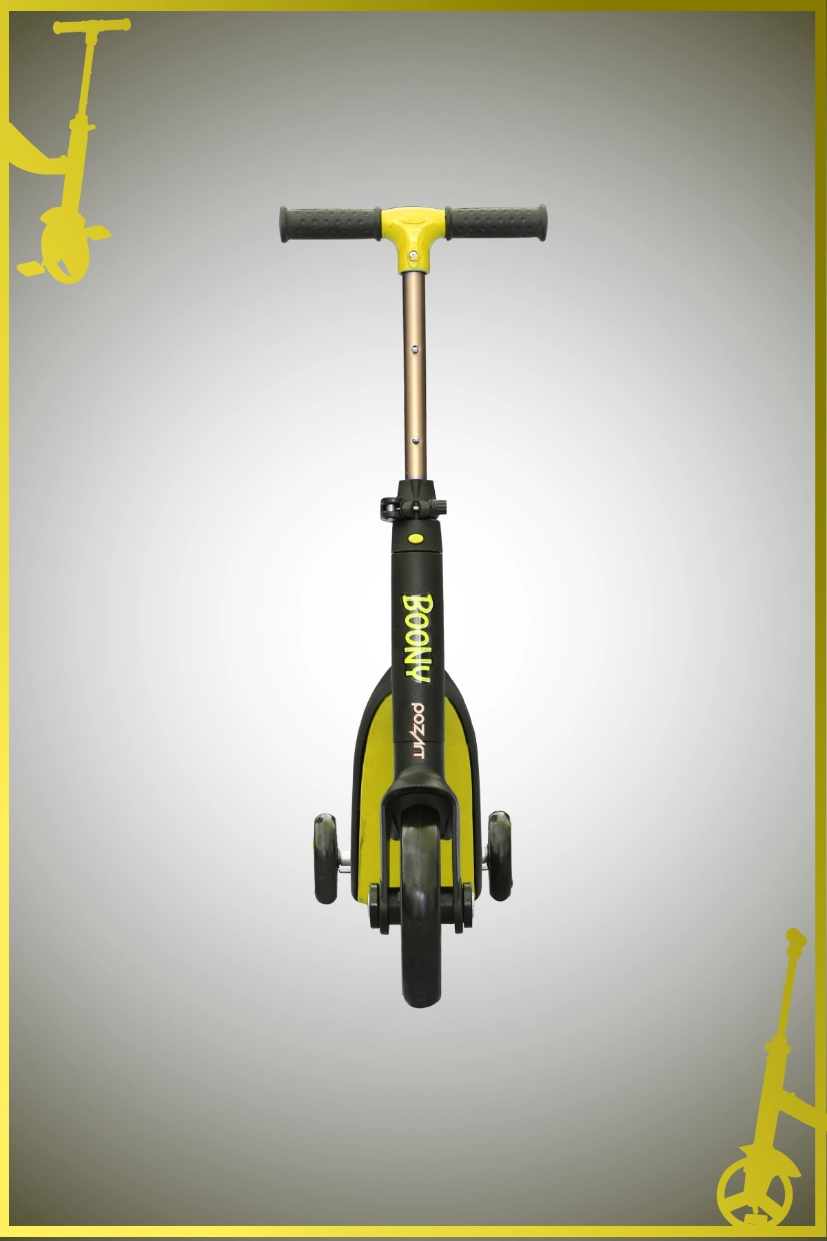 BOONY TURUNCU/SARI İilk Bisikletim Hem Scooter Hem Bisiklet 3 Farklı Özellik 2-8 Yaş Arası