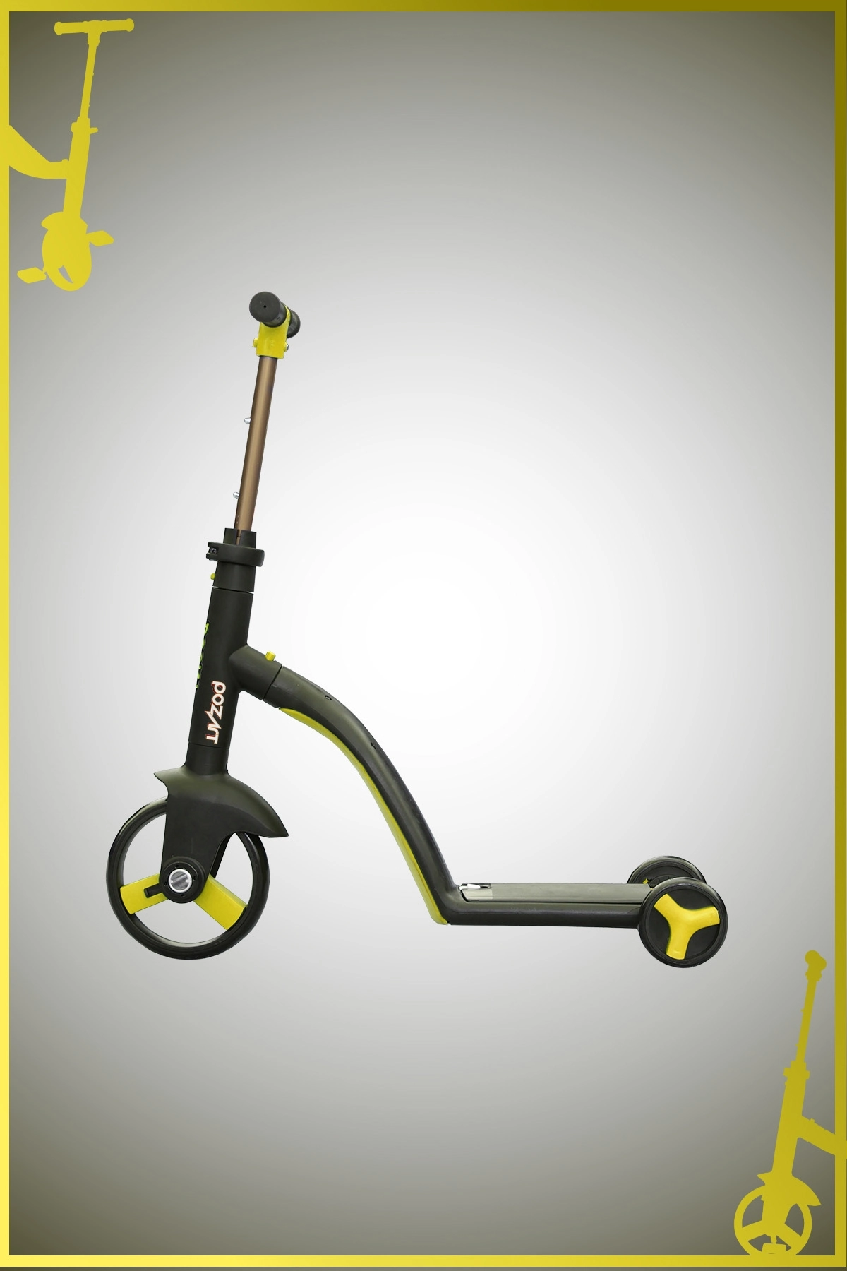 BOONY TURUNCU/SARI İilk Bisikletim Hem Scooter Hem Bisiklet 3 Farklı Özellik 2-8 Yaş Arası