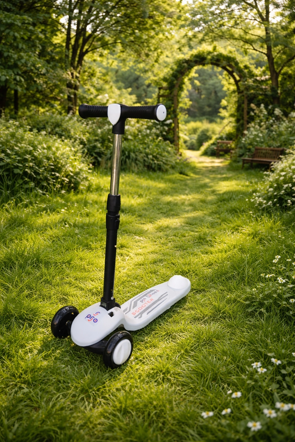 Pro Işıklı ve Katlanabilir Led Işıklı 3 Tekerlekli Çocuk Scooter 50kğ Kapasite 3+yaş