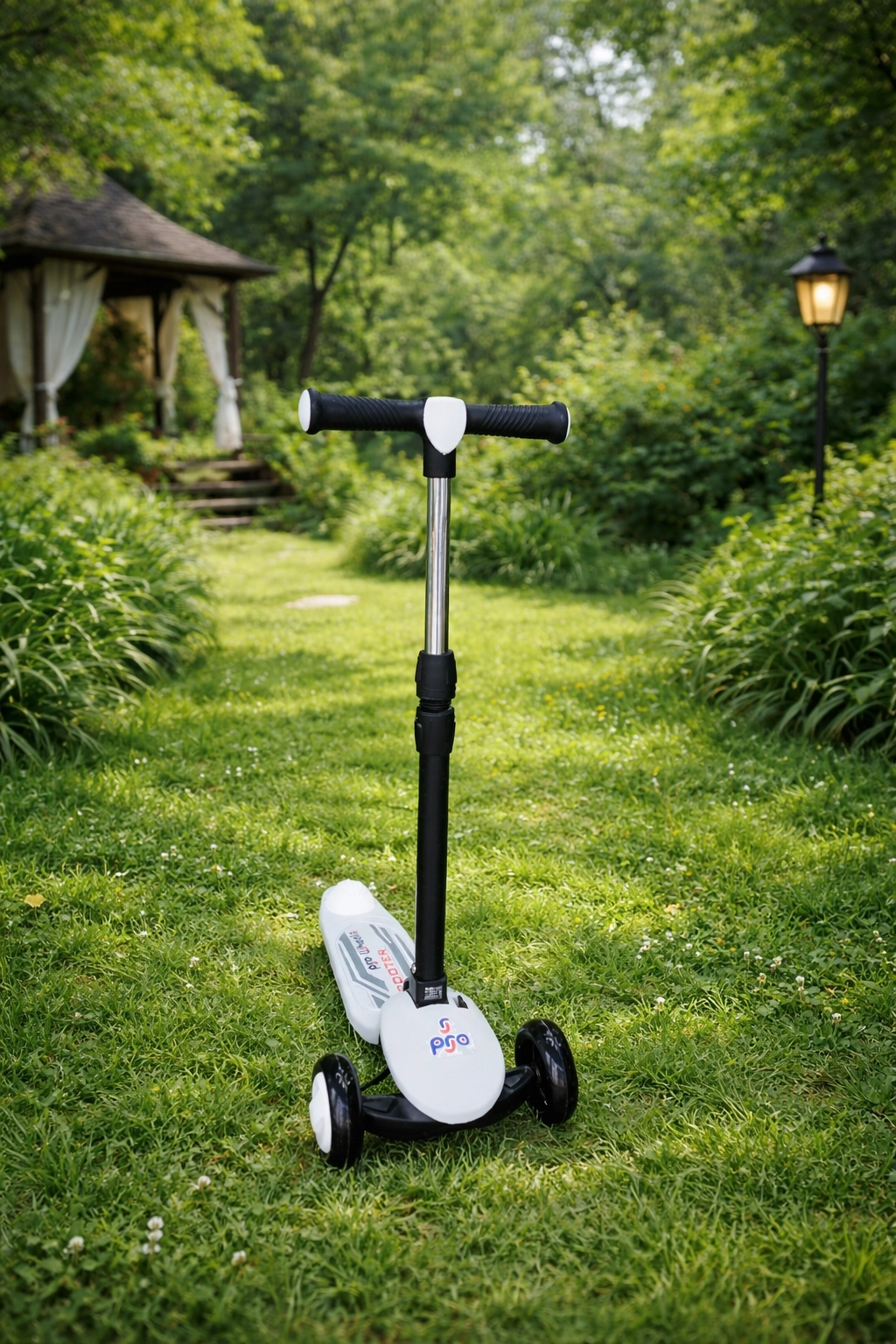 Pro Işıklı ve Katlanabilir Led Işıklı 3 Tekerlekli Çocuk Scooter 50kğ Kapasite 3+yaş