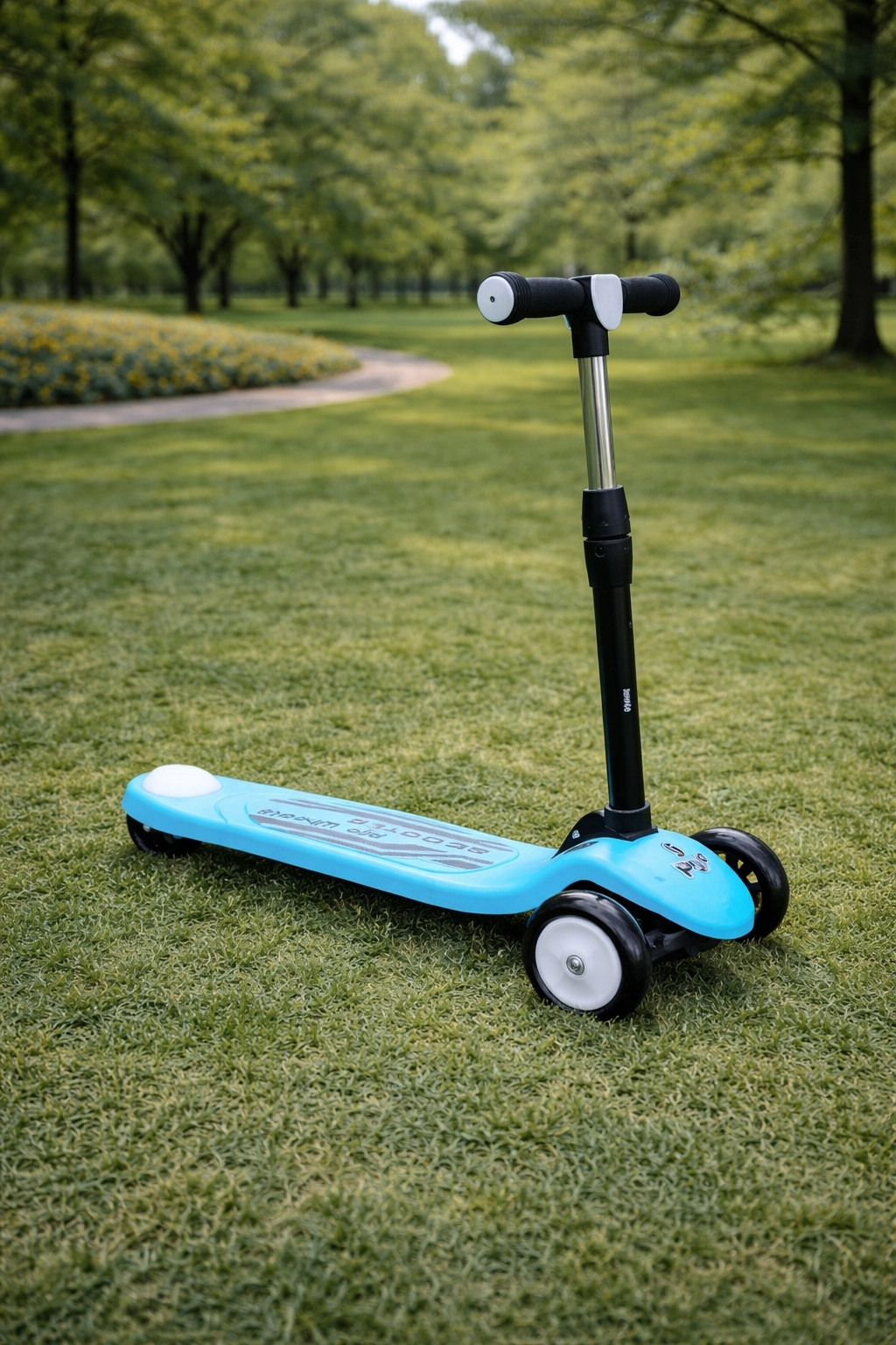 Pro Işıklı ve Katlanabilir Led Işıklı 3 Tekerlekli Çocuk Scooter 50kğ Kapasite 3+yaş