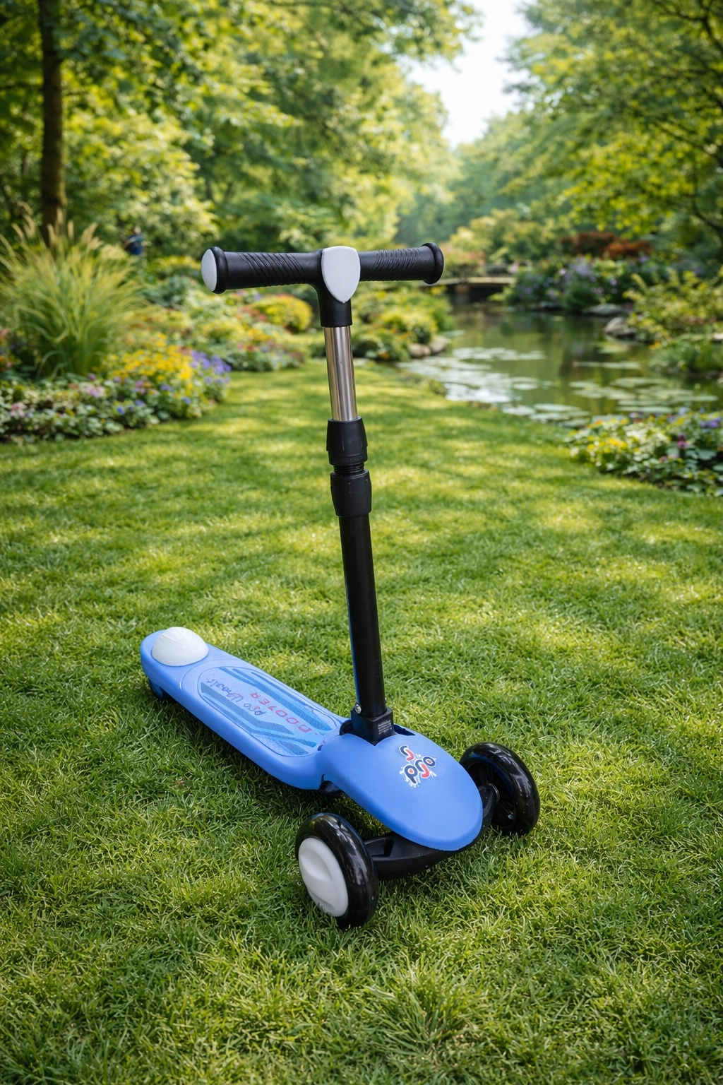 Pro Işıklı ve Katlanabilir Led Işıklı 3 Tekerlekli Çocuk Scooter 50kğ Kapasite 3+yaş
