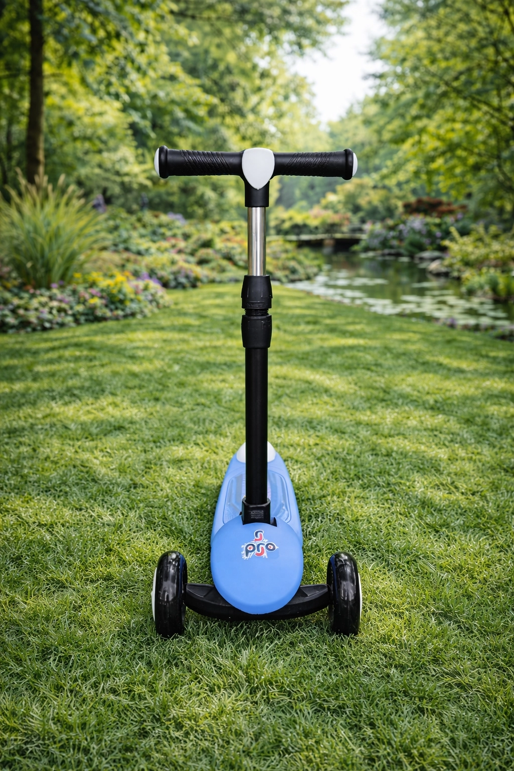 Pro Işıklı ve Katlanabilir Led Işıklı 3 Tekerlekli Çocuk Scooter 50kğ Kapasite 3+yaş