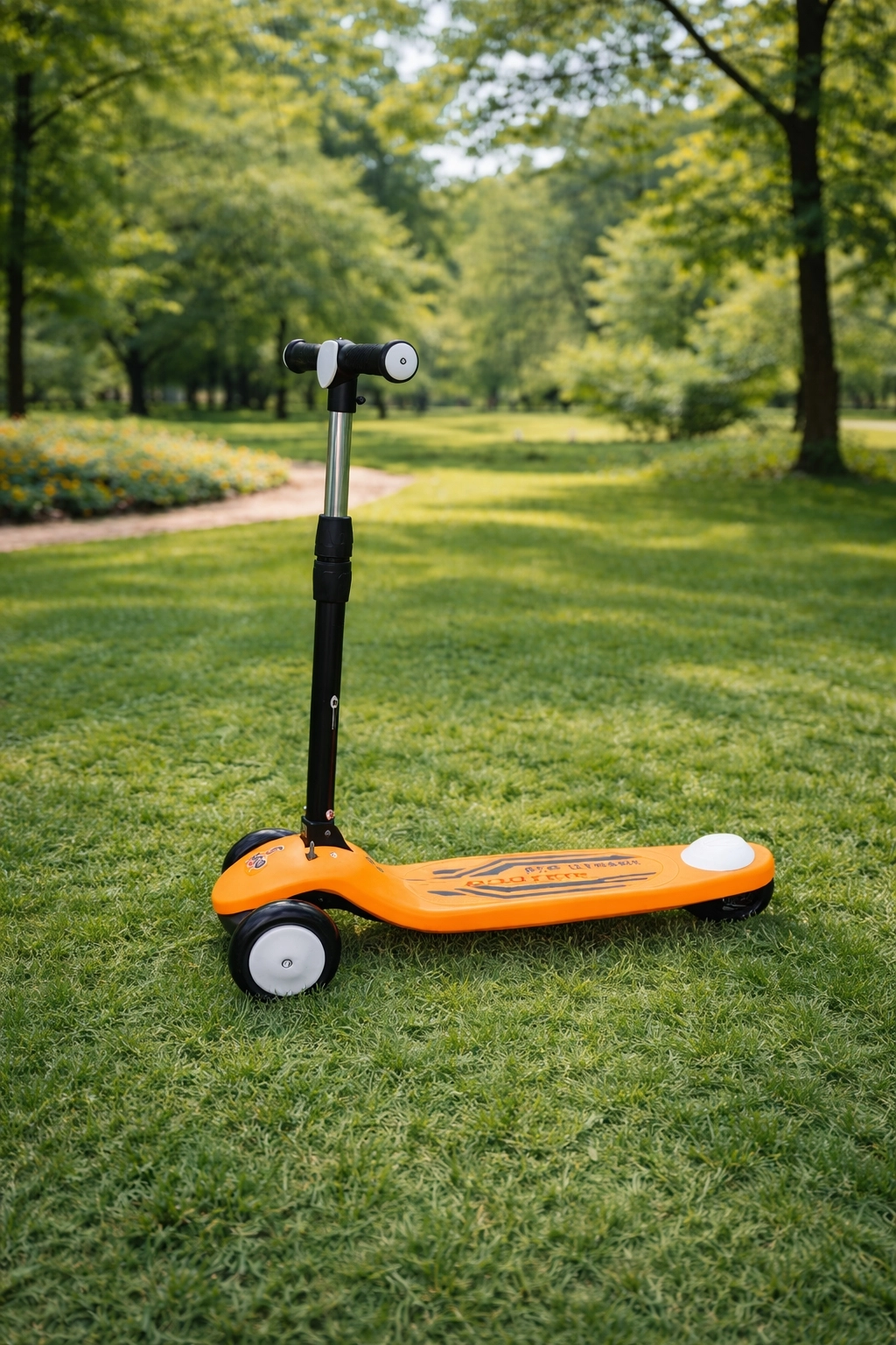 Pro Işıklı ve Katlanabilir Led Işıklı 3 Tekerlekli Çocuk Scooter 50kg Kapasite 3+yaş
