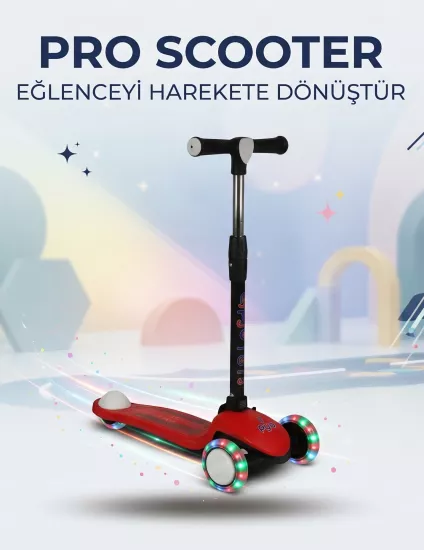 Pro Scooter KIRMIZI