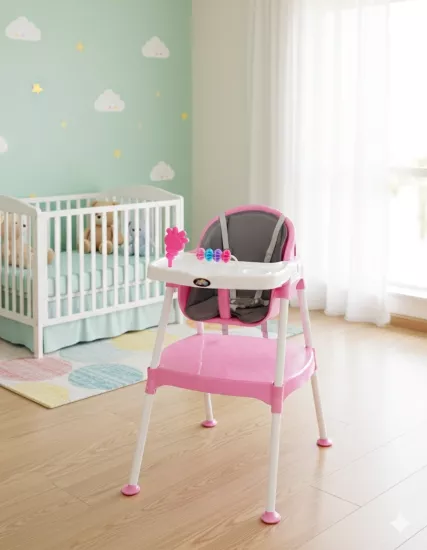 TRİO PEMBE MAMA SANDALYESİ 