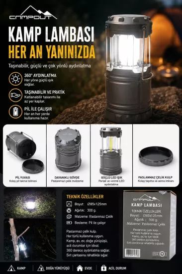 Campout Kamp Lambası Led