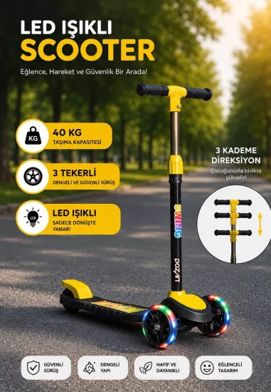 SWİNG SARI SCOOTER